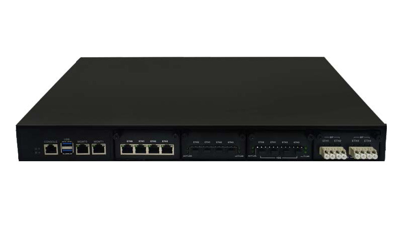 Cyber security appliance with 4 NMC slots