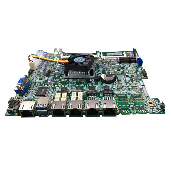 Network motherboard with 4 ports GbE