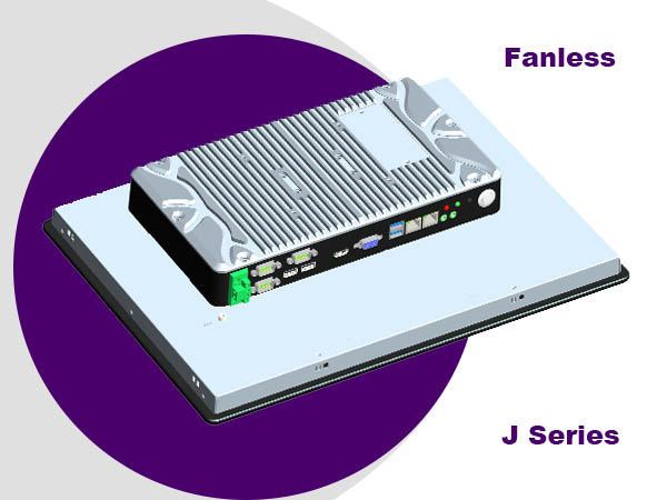 Fanless industrial panel PC