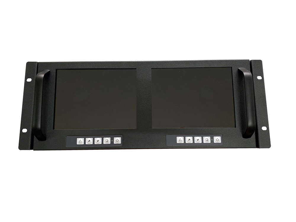 dual lcd monitor rack mount